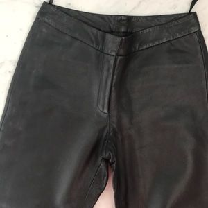 Size 4 lambskin leather pants by vs2